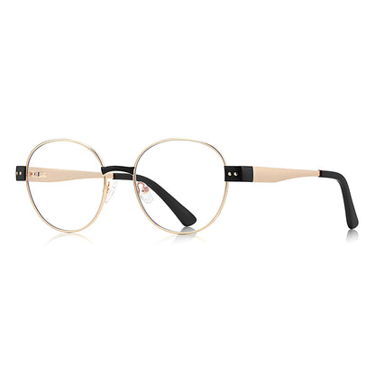 Lunettes d'ordinateur femme Techsuit 3175, anti-lumière bleue, or et noir