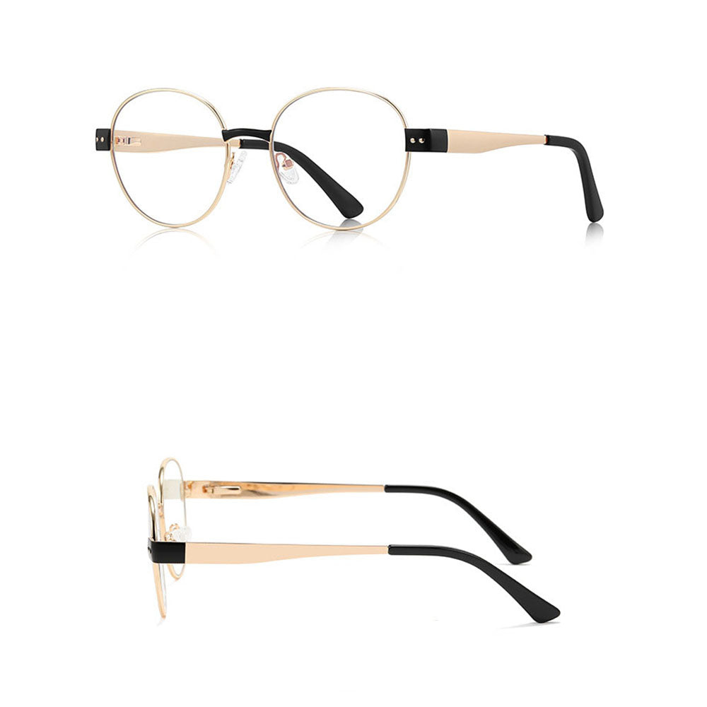 Lunettes d'ordinateur femme Techsuit 3175, anti-lumière bleue, or et noir