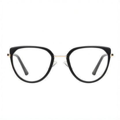 Occhiali da Computer Donna Techsuit 82290, Anti-Luce Blu, Neri Dorati