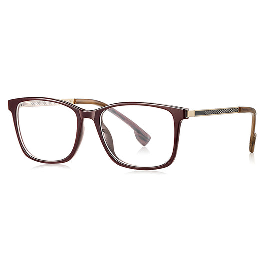 Lunettes d'ordinateur pour femme Techsuit LS202, anti-lumière bleue, marron