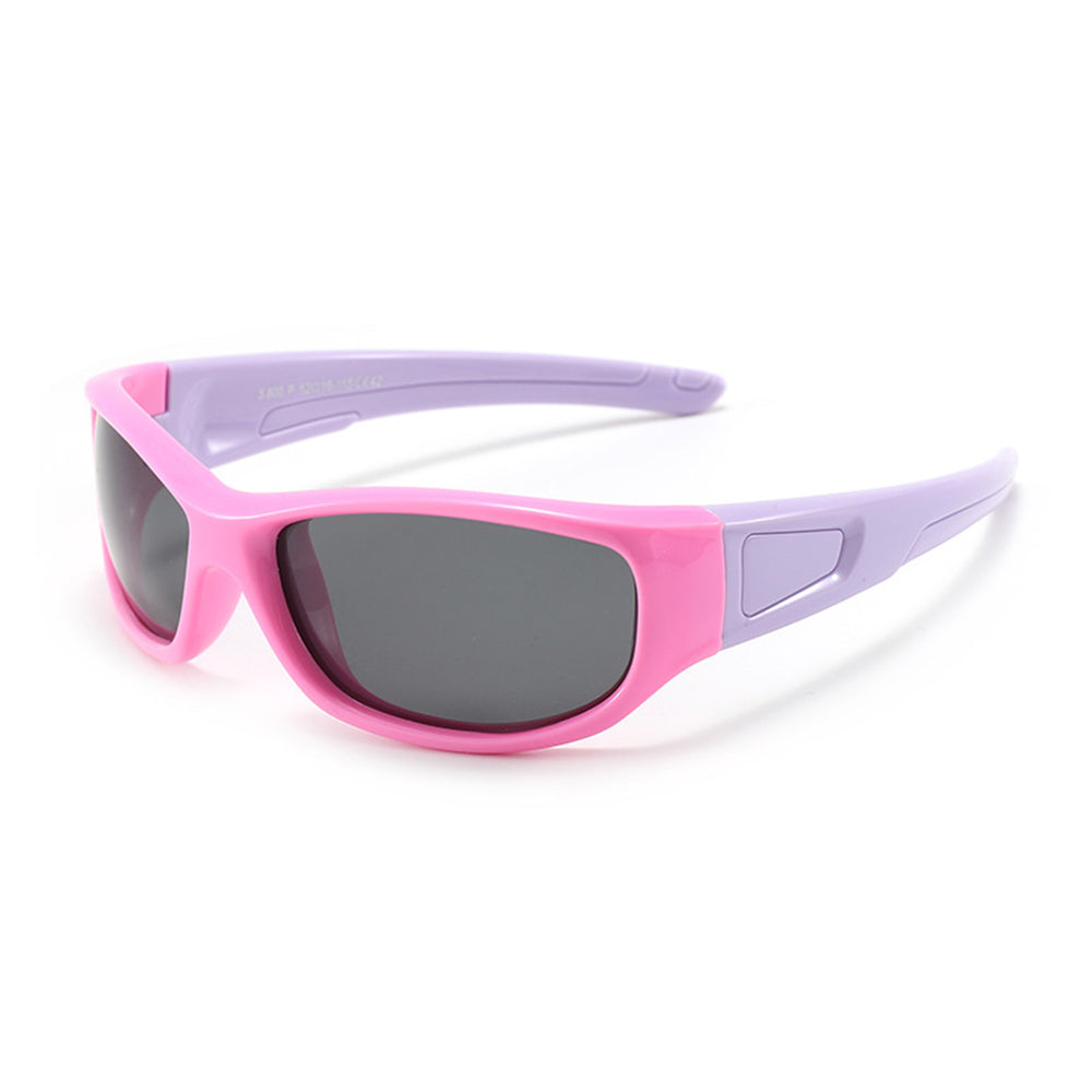 Lunettes de Soleil Sport Enfants Techsuit 800-C42, Polarisées, Rose Violet