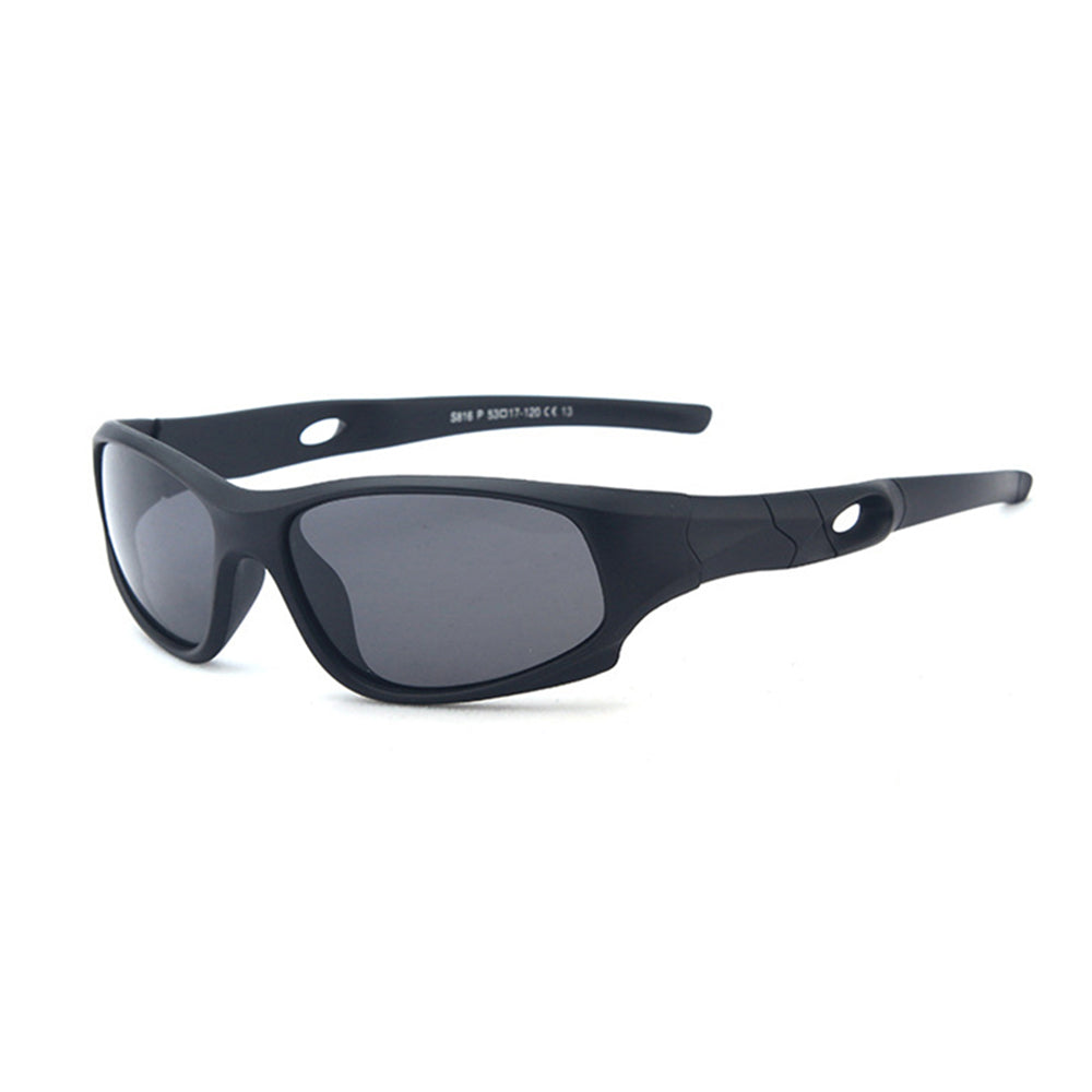 Lunettes de Soleil Sport Enfants Techsuit 816-C13, Polarisées, Noires