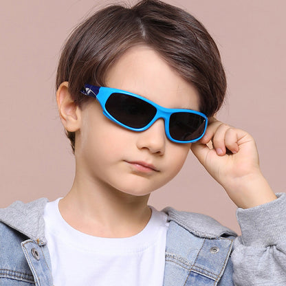 Lunettes de Soleil Sport Enfants Techsuit 816-C13, Polarisées, Noires