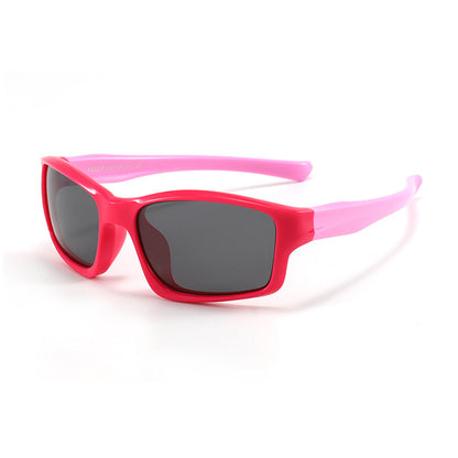Lunettes de Soleil Sport Enfants Techsuit 8202-C30, Polarisées, Rouge Rose