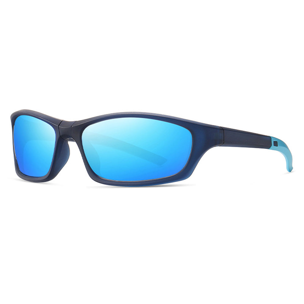 Lunettes de Cyclisme Unisex Techsuit 24101, Polarisées, Bleues
