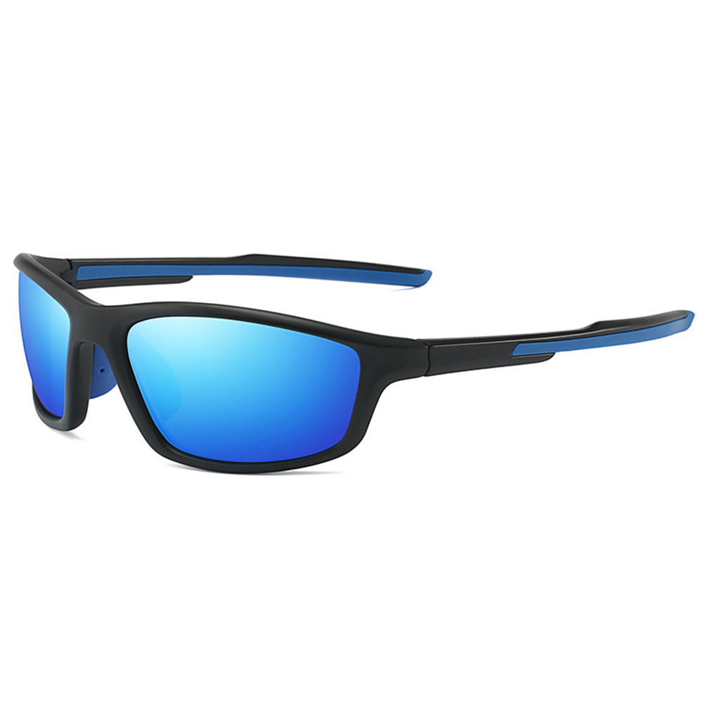 Lunettes de Cyclisme Unisexes Techsuit 3047, Protection UV, Bleues