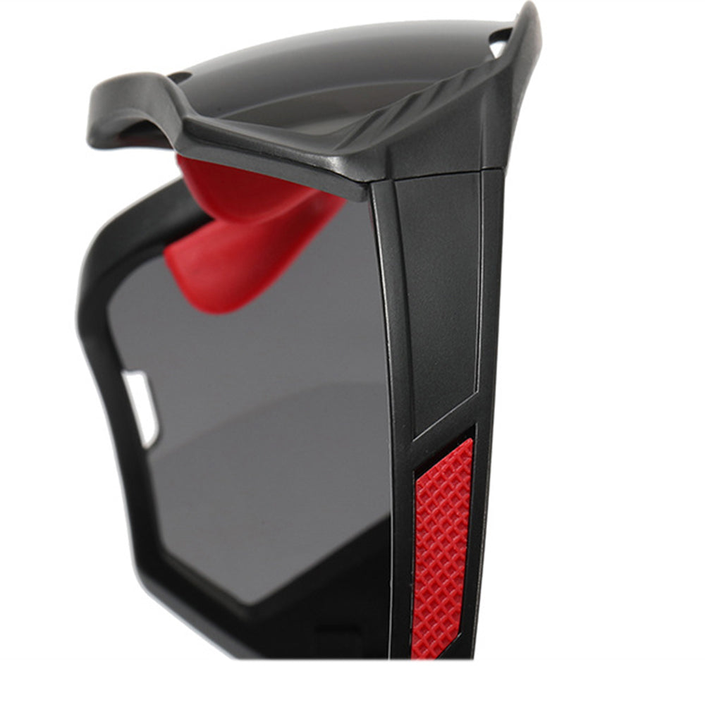 Lunettes de Cyclisme Unisex Techsuit 9330, Noires Rouges
