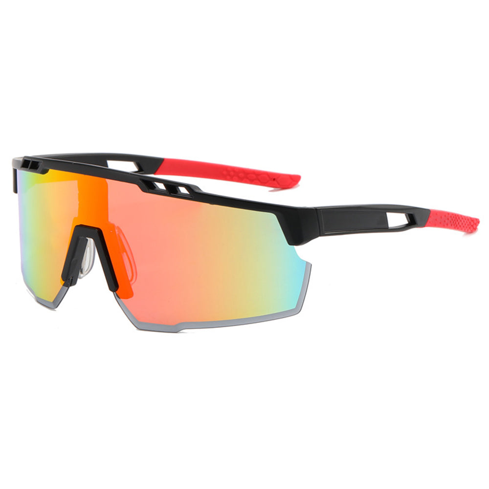 Lunettes de Cyclisme Unisexes Techsuit 9963, Noires Orange