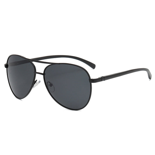 Herren-Sonnenbrille Techsuit 2150, polarisiert, UV-Schutz, Schwarz Grau