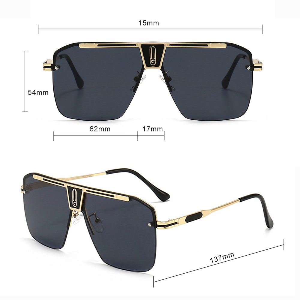 Lunettes de Soleil Homme Techsuit 2576, Or Marron