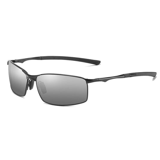 Occhiali da Sole Uomo Techsuit 559, Polarizzati, Protezione UV, Grigio Nero