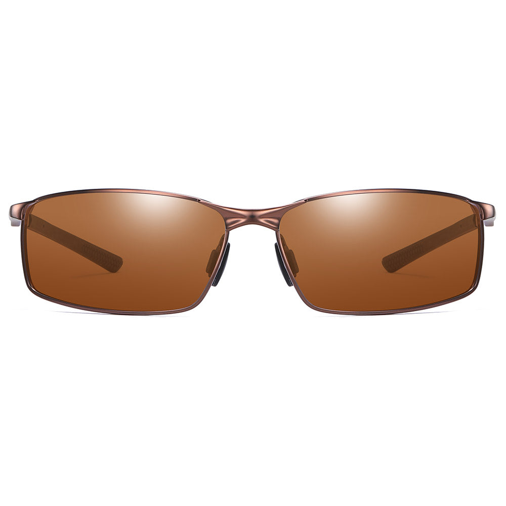 Lunettes de Soleil Homme Techsuit 559, Polarisées, Protection UV, Marron
