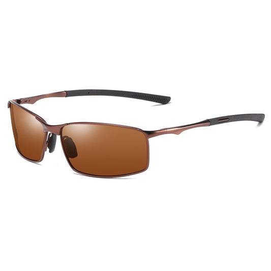 Occhiali da Sole Uomo Techsuit 559, Polarizzati, Protezione UV, Marrone