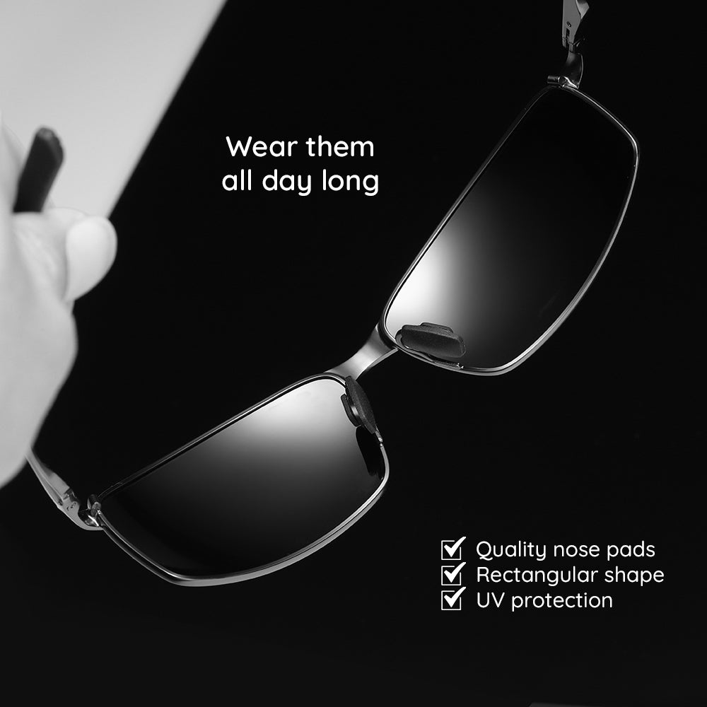 Lunettes de Soleil Homme Techsuit 559, Polarisées, Protection UV, Marron