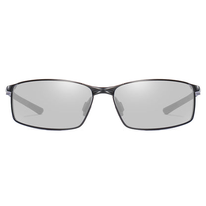Lunettes de Soleil Homme Techsuit 559, Polarisées, Protection UV, Noires Transparentes