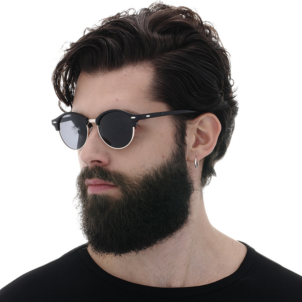 Lunettes de Soleil Homme Techsuit 66612, Polarisées, Protection UV, Argentées