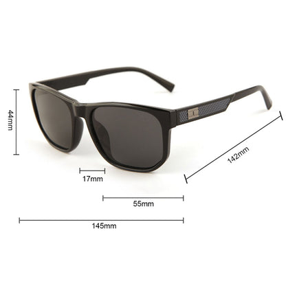 Lunettes de Soleil Homme Techsuit 8502, Polarisées, Protection UV, Bleu Mat Gris