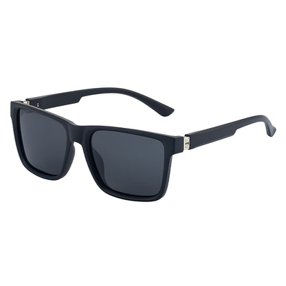 Herren-Sonnenbrille Techsuit 8506, polarisiert, UV-Schutz, matt schwarz