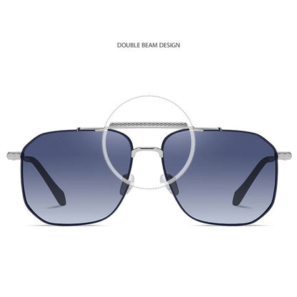 Lunettes de Soleil Homme Techsuit 8538, Polarisées, Protection UV, Gris Marron