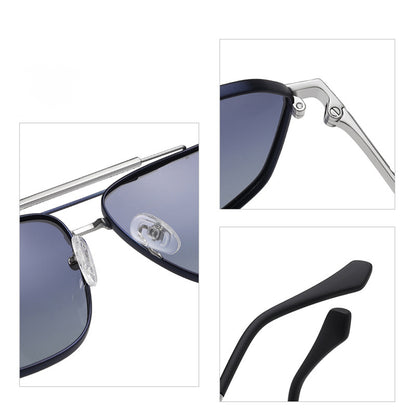 Lunettes de Soleil Homme Techsuit 8538, Polarisées, Protection UV, Gris Marron
