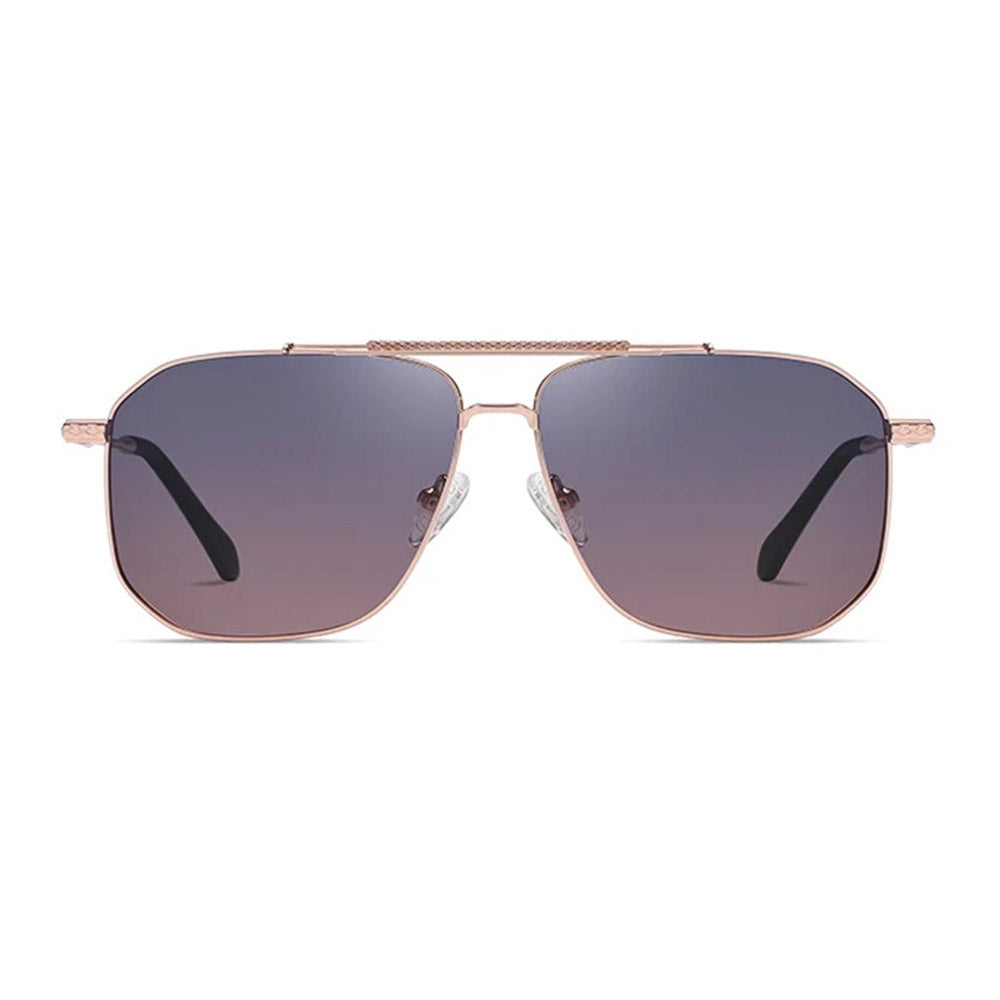 Lunettes de Soleil Homme Techsuit 8538, Polarisées, Protection UV, Rose Or Violet