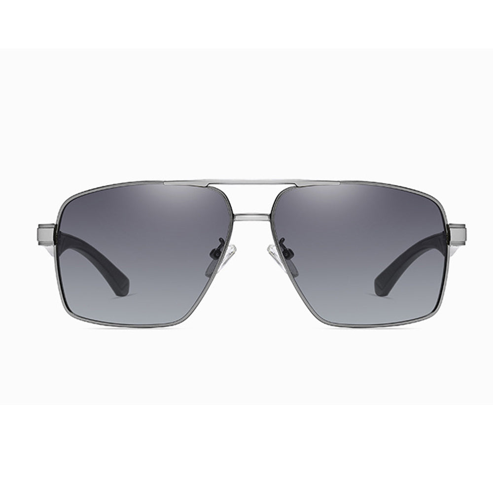 Herren-Sonnenbrille Techsuit LM001, polarisiert, UV-Schutz, Grau