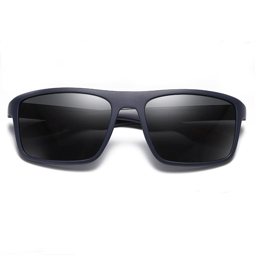 Herren-Sonnenbrille Techsuit TR90 (MM101), polarisiert, UV-Schutz, Blau Rot
