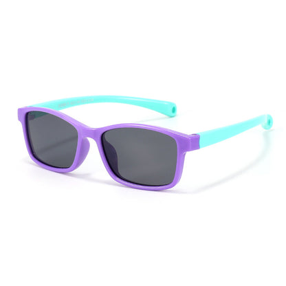 Lunettes de Soleil Bébé Techsuit 8260-C34, Polarisées, Violet Turquoise