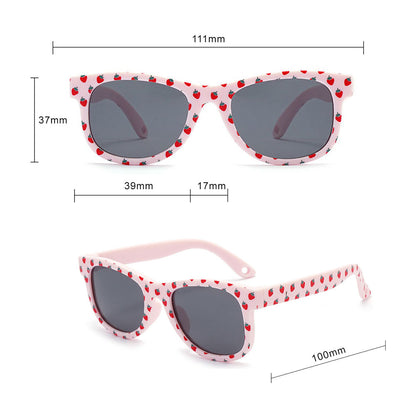 Techsuit 5218 Kinder-Sonnenbrille, polarisiert, UV-Schutz, rosa