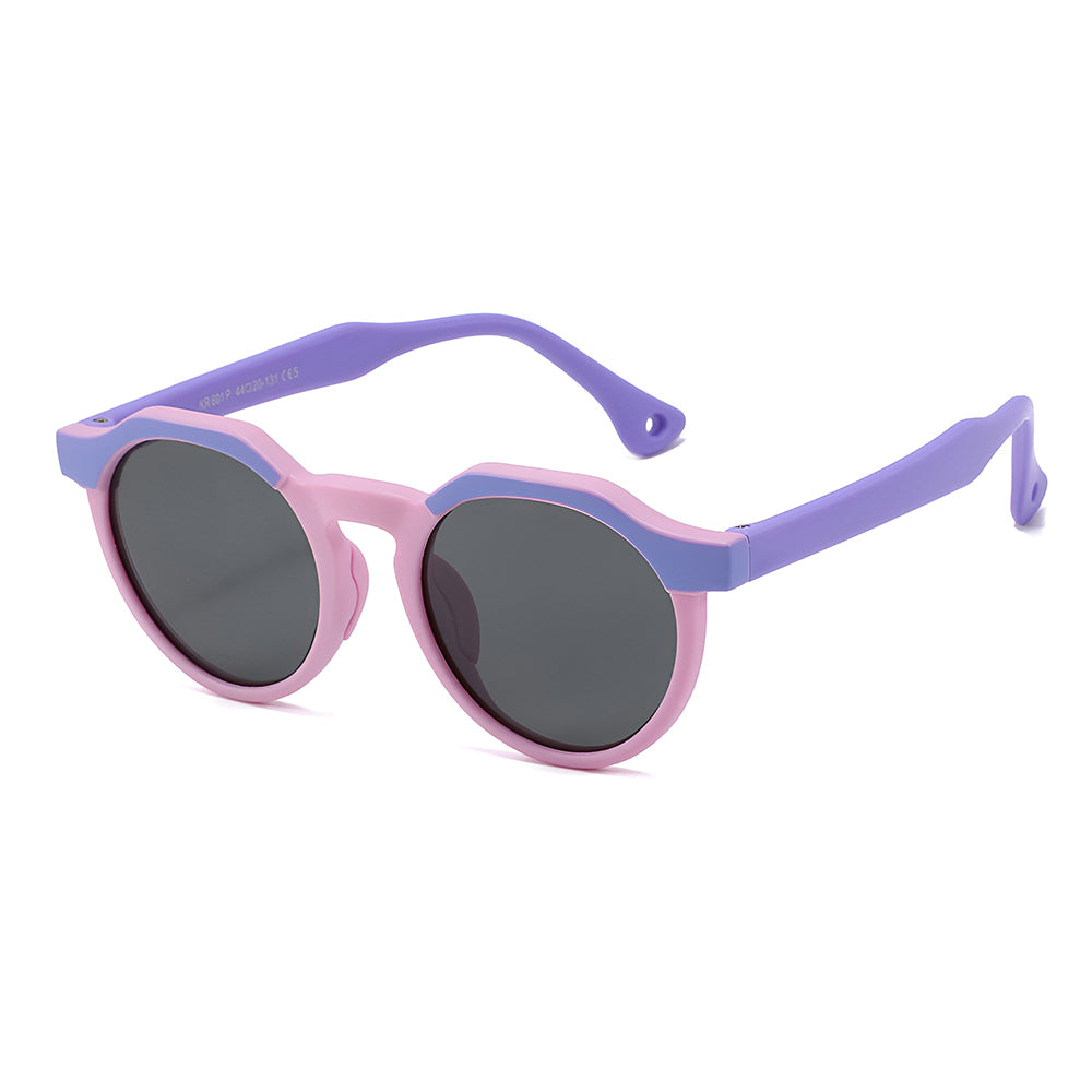 Lunettes de Soleil Enfants Techsuit 601, Polarisées, Protection UV, Violet Rose