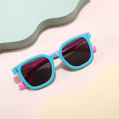 Lunettes de Soleil Enfants Techsuit 8351-C27, Polarisées, Bleu Rose