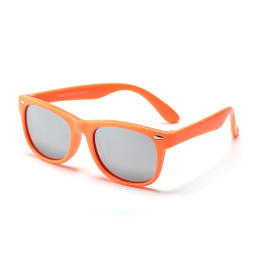 Lunettes de Soleil Enfants Techsuit D802, Polarisées, Protection UV, Orange