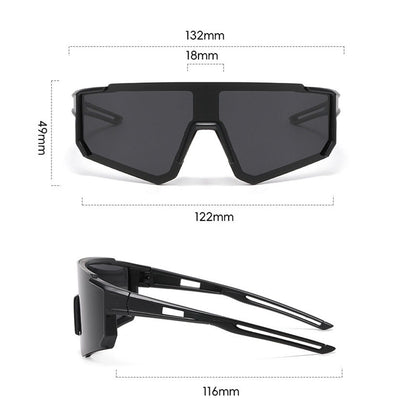 Techsuit R601 Kinder Sonnenbrille, polarisiert, UV-Schutz, schwarz