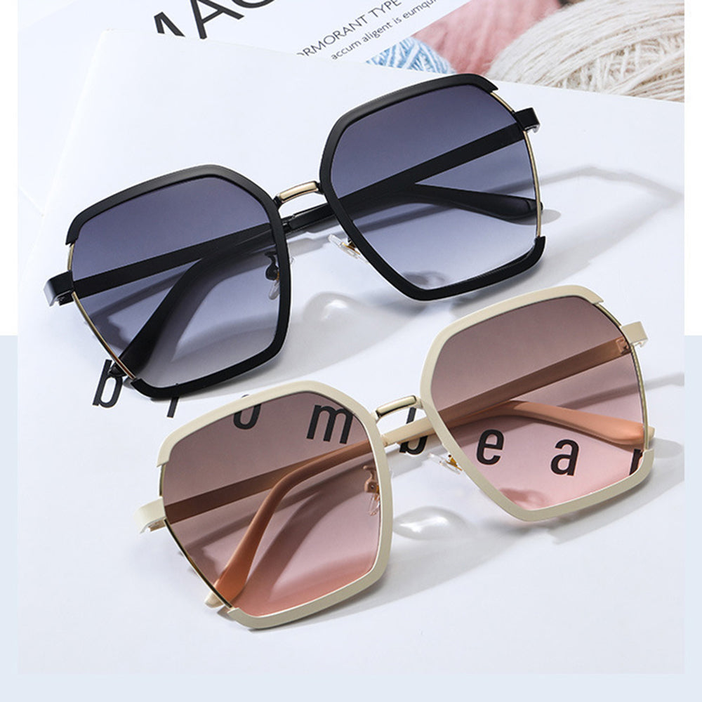 Damen-Sonnenbrille Techsuit 191, polarisiert, UV-Schutz, Creme Braun