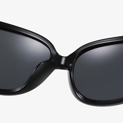 Damen-Sonnenbrille Techsuit 2012, polarisiert, UV-Schutz, Schwarz Grau