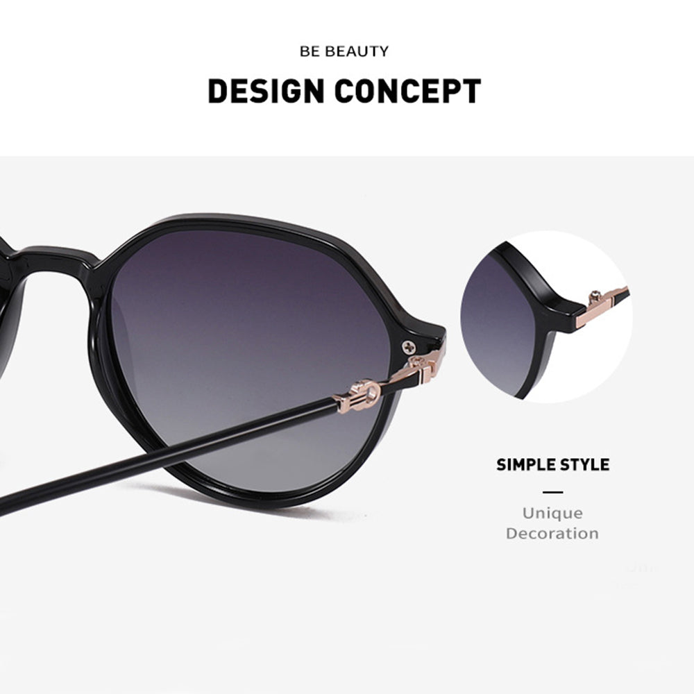 Lunettes de Soleil Femme Techsuit 2203, Polarisées, Protection UV, Gris Rose