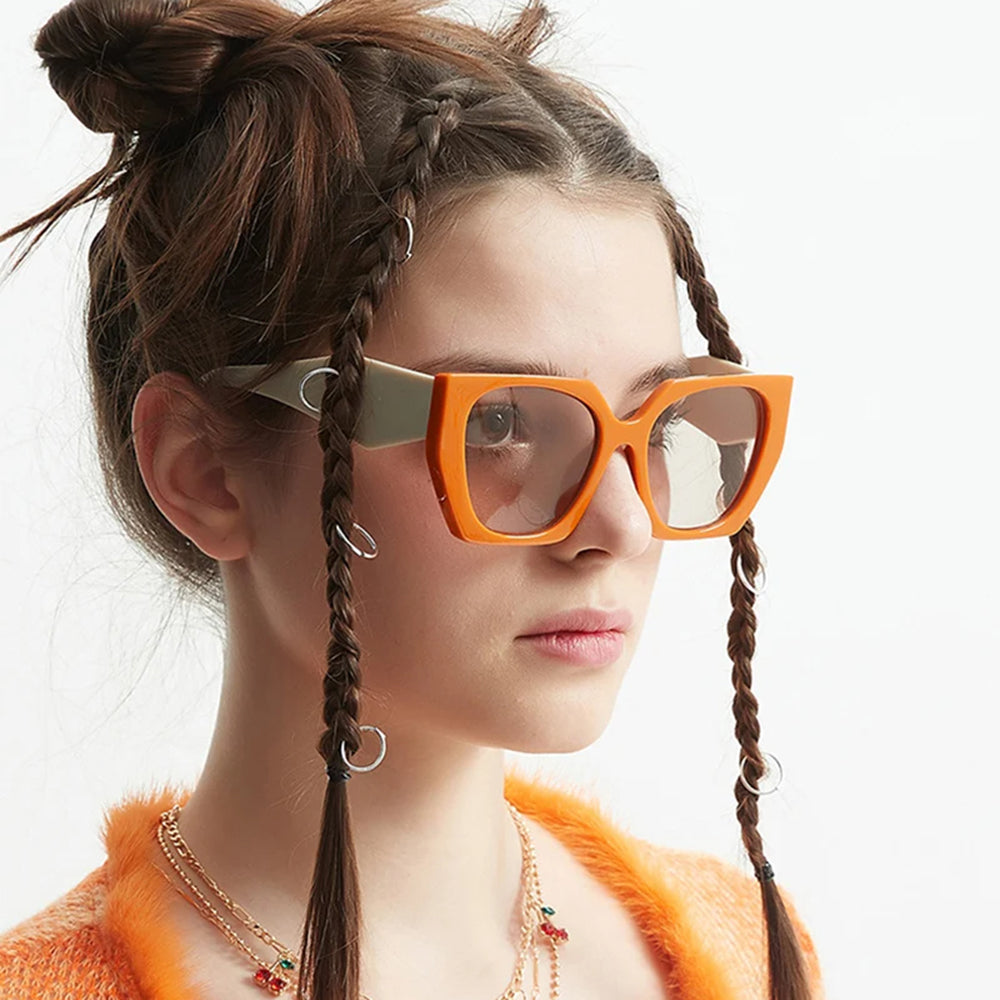 Lunettes de Soleil Femme Techsuit 3967, Orange Violet