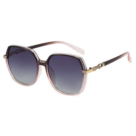 Damen-Sonnenbrille Techsuit 5223, polarisiert, UV-Schutz, Grau Rosa