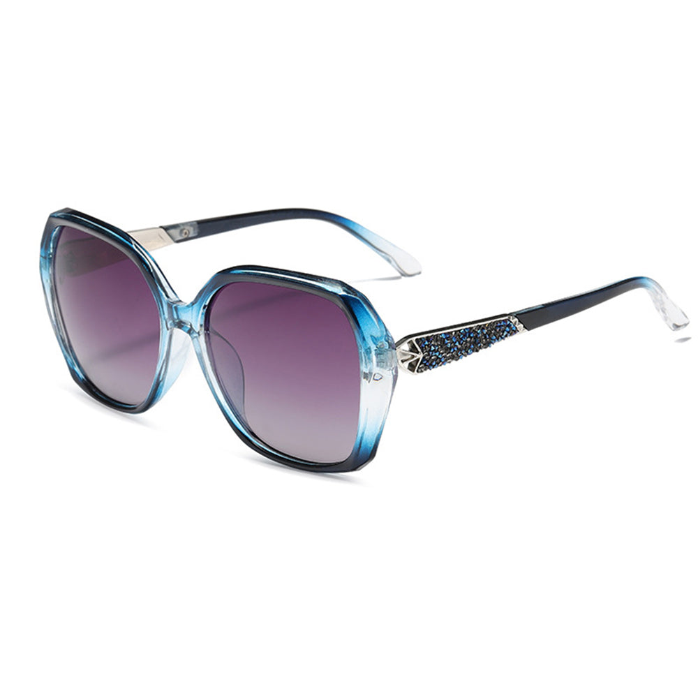 Lunettes de Soleil Femme Techsuit 5599, Polarisées, Protection UV, Bleu Gris