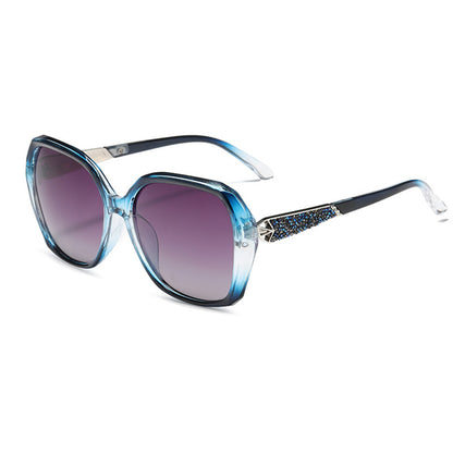 Lunettes de Soleil Femme Techsuit 5599, Polarisées, Protection UV, Bleu Gris