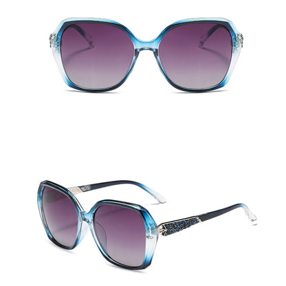 Lunettes de Soleil Femme Techsuit 5599, Polarisées, Protection UV, Bleu Gris