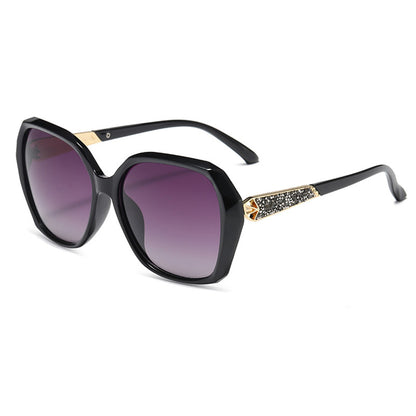 Lunettes de Soleil Femme Techsuit 5599, Polarisées, Protection UV, Noir Gris