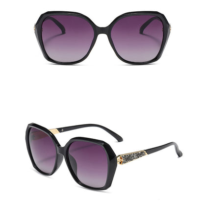 Lunettes de Soleil Femme Techsuit 5599, Polarisées, Protection UV, Noir Gris