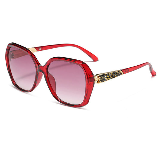 Damen-Sonnenbrille Techsuit 5599, polarisiert, UV-Schutz, rot