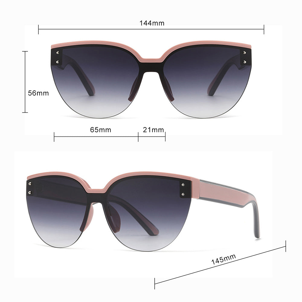 Lunettes de Soleil Femme Techsuit 6506, Noir Gris