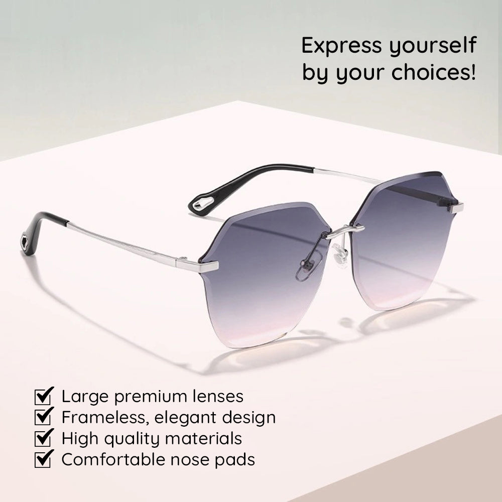 Lunettes de Soleil Femme Techsuit 8195, Argentées Violet