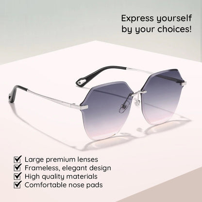 Lunettes de Soleil Femme Techsuit 8195, Argentées Violet