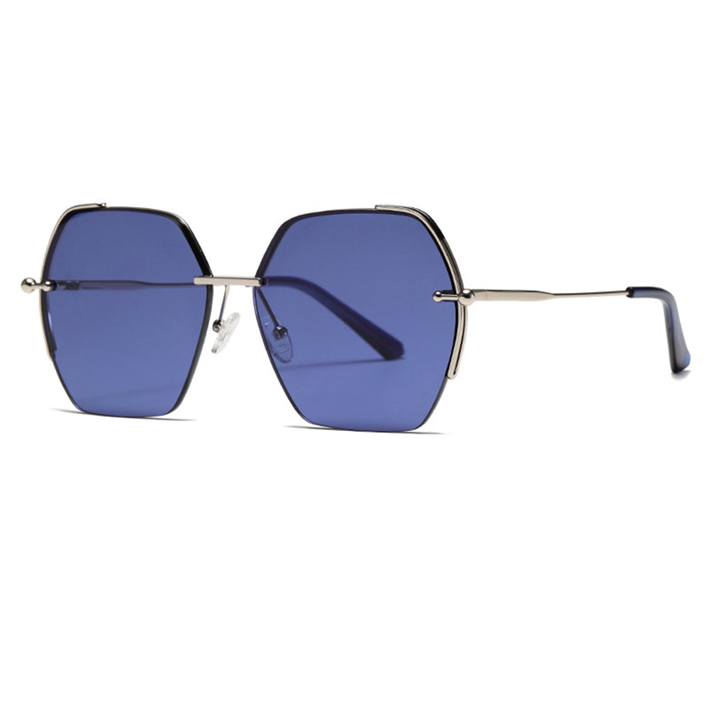 Lunettes de Soleil Femme Techsuit 8561, Argentées Bleues