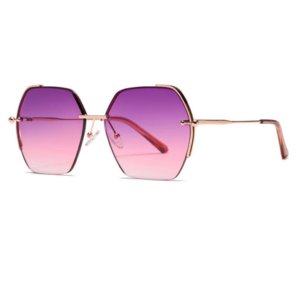 Lunettes de Soleil Femme Techsuit 8561, Rose Doré Violet Rouge