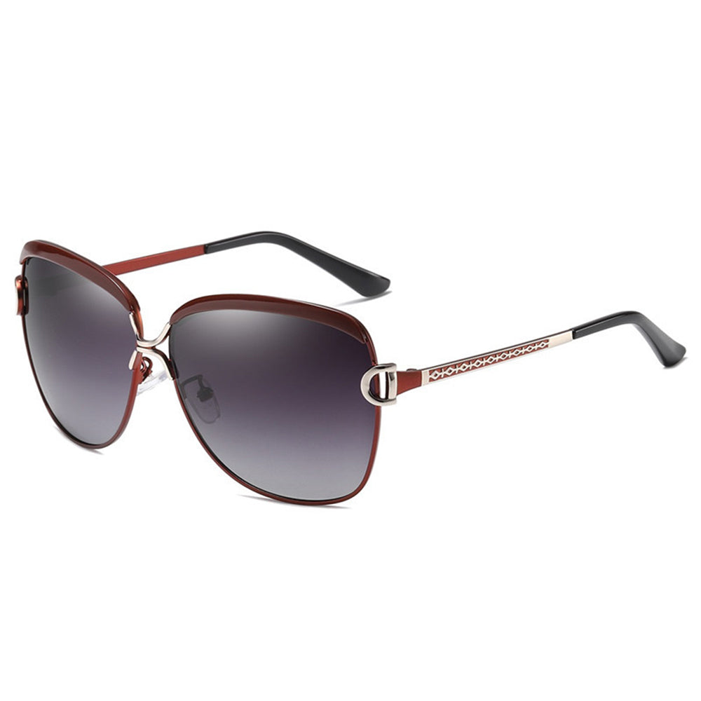 Lunettes de Soleil Femme Techsuit 8702, Polarisées, Protection UV, Marron